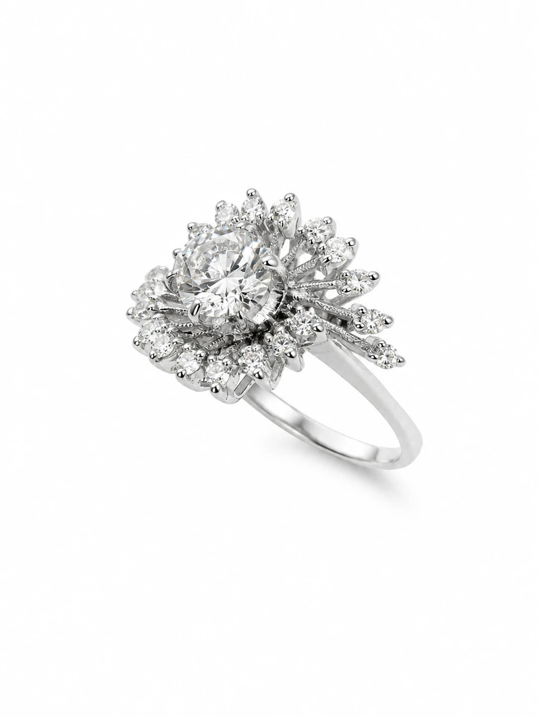 Bague Or blanc et Diamants