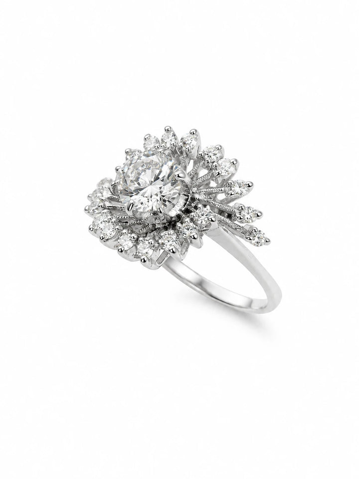 Bague Or blanc et Diamants