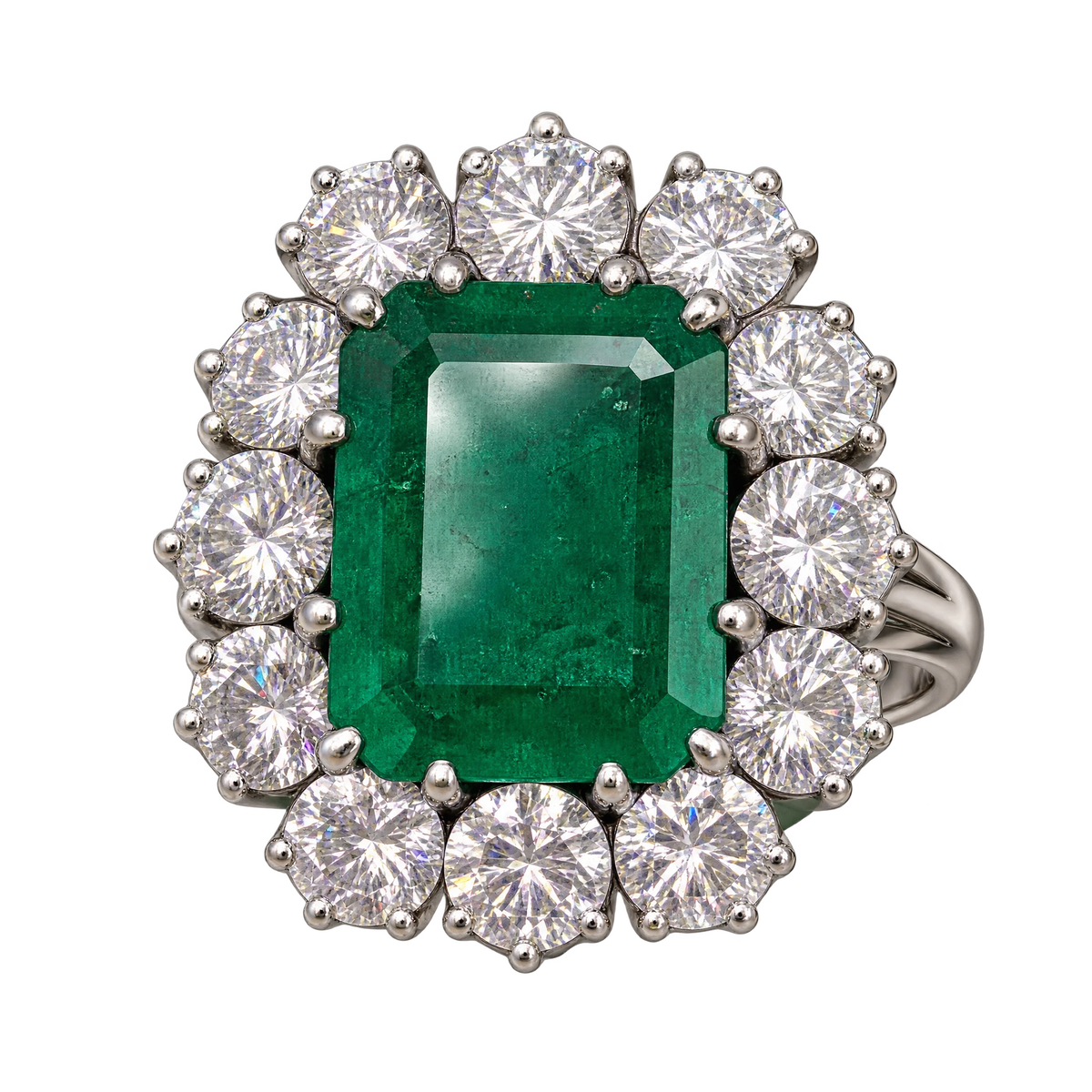 Bague or et Émeraude