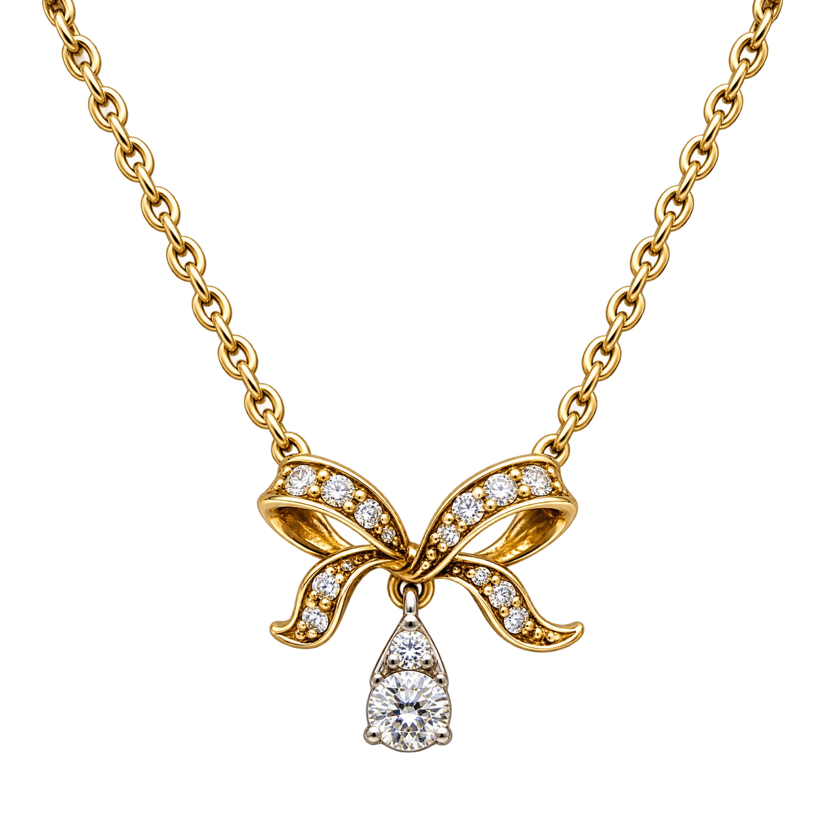 Collier or et Diamant