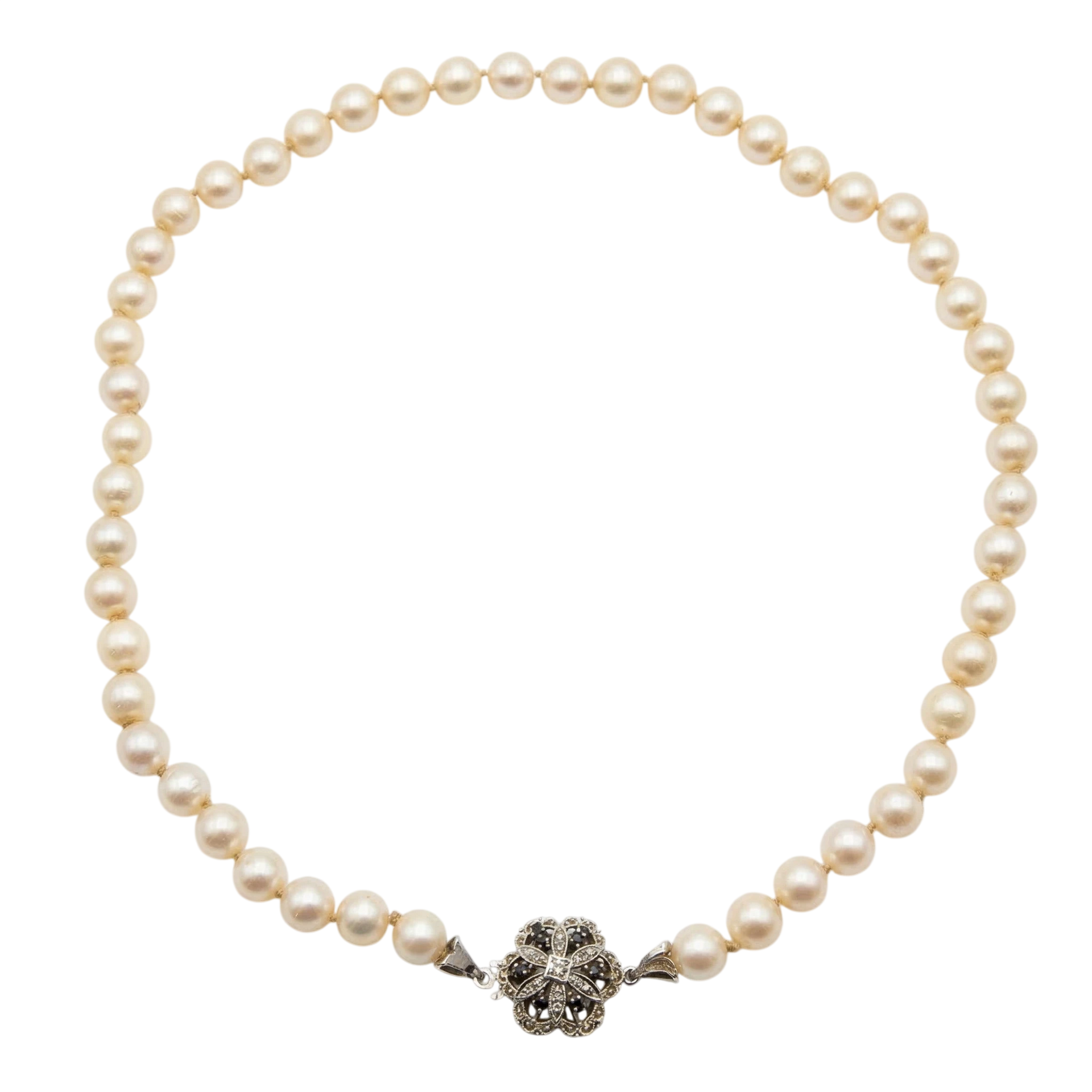Collier or et Perle