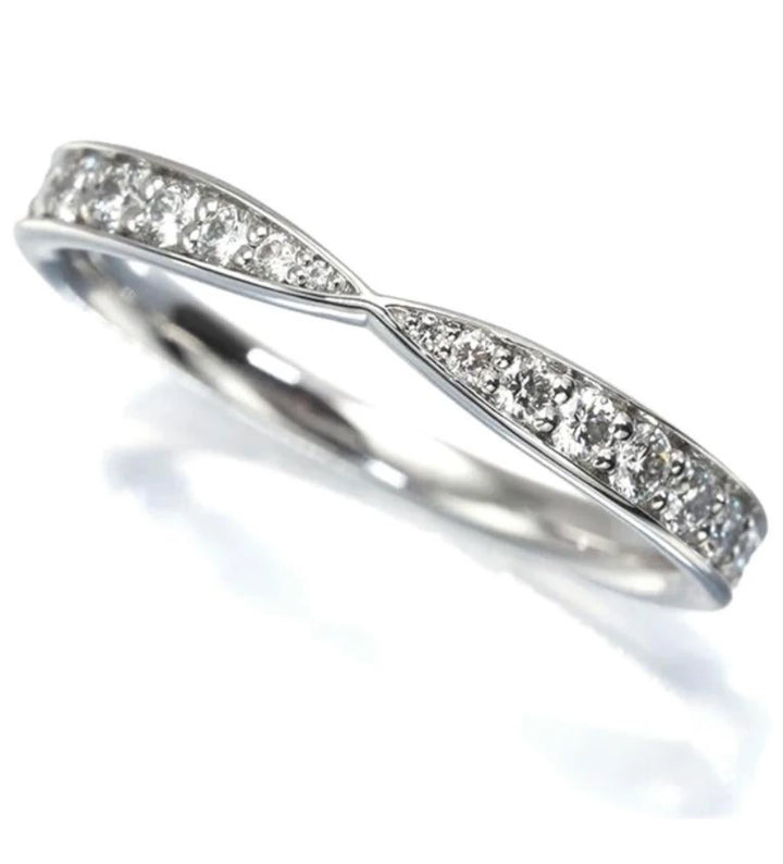 Tiffany & Co. Bague Platine et Diamant