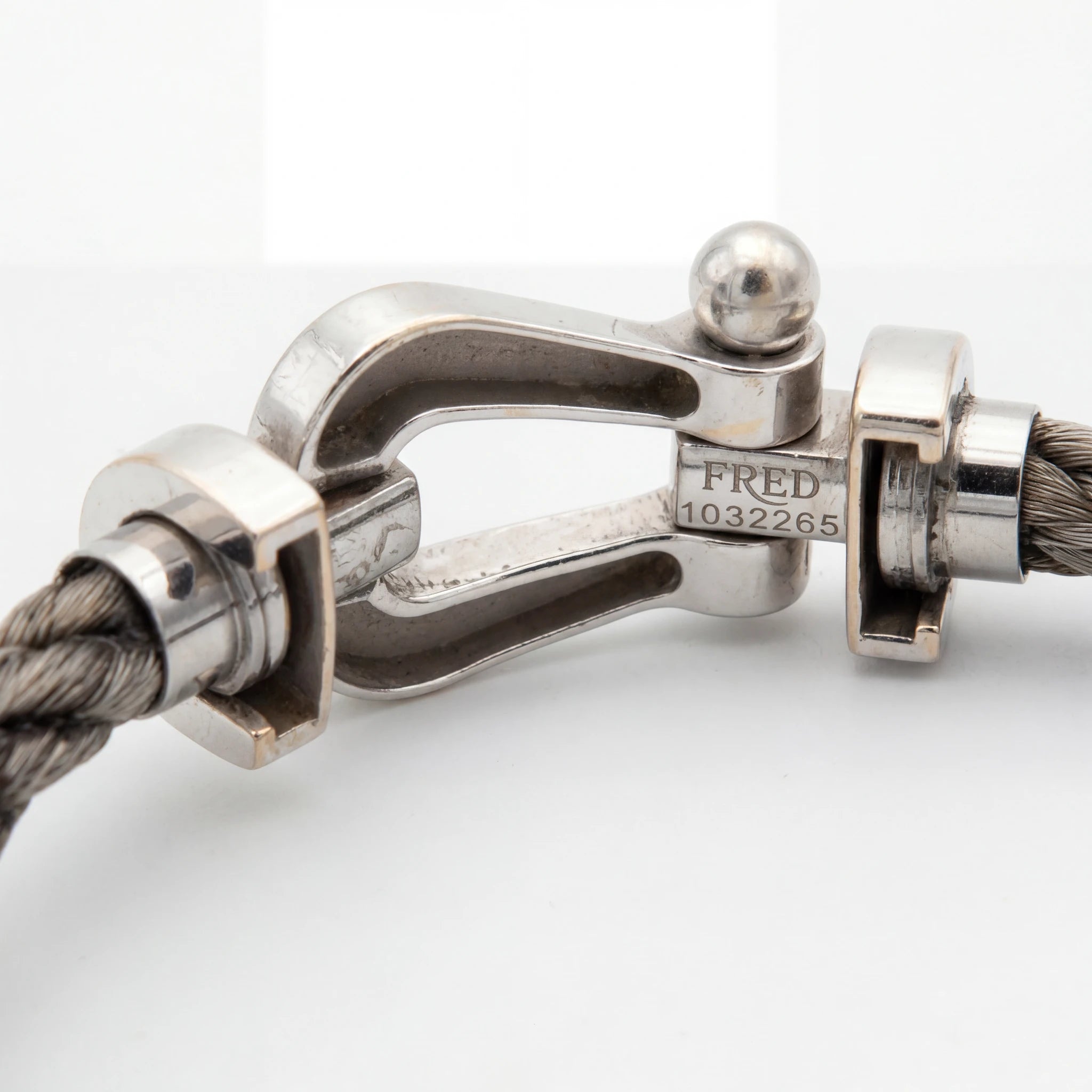 Fred Bracelet Force 10 Or blanc