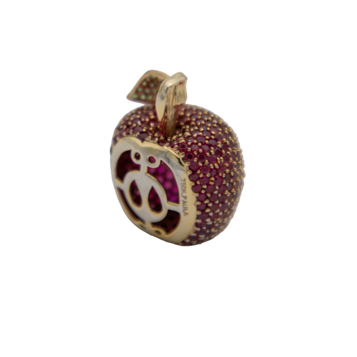 Paula Pendentif or et Rubis