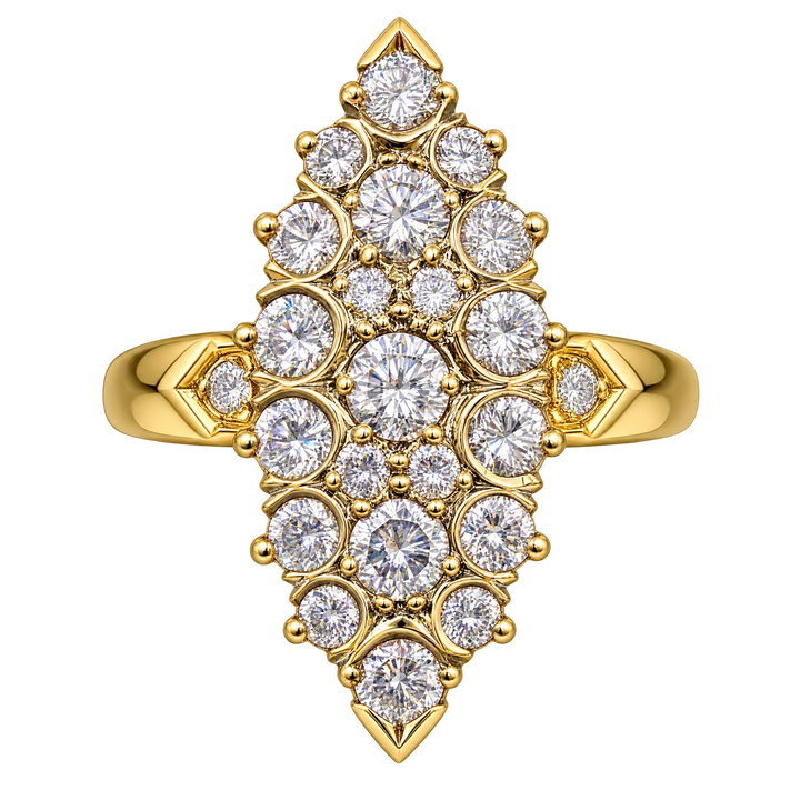 Bague or et Diamants