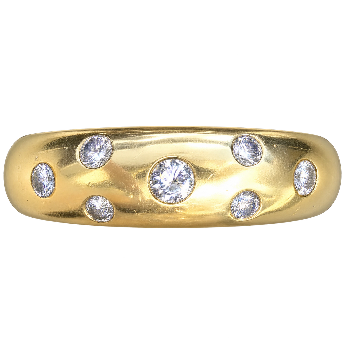 Bague or diamants