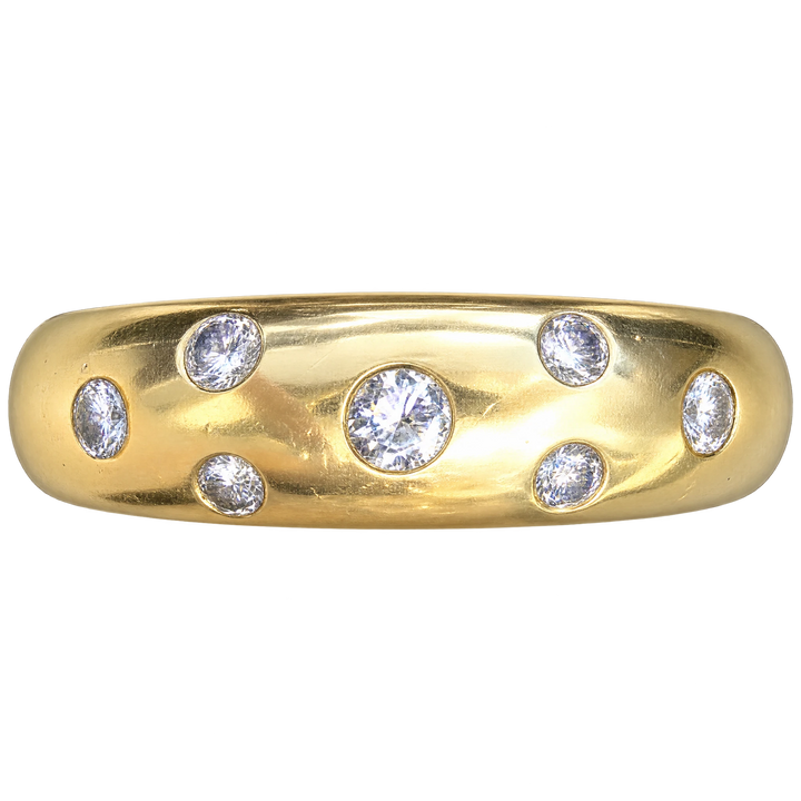 Bague or diamants