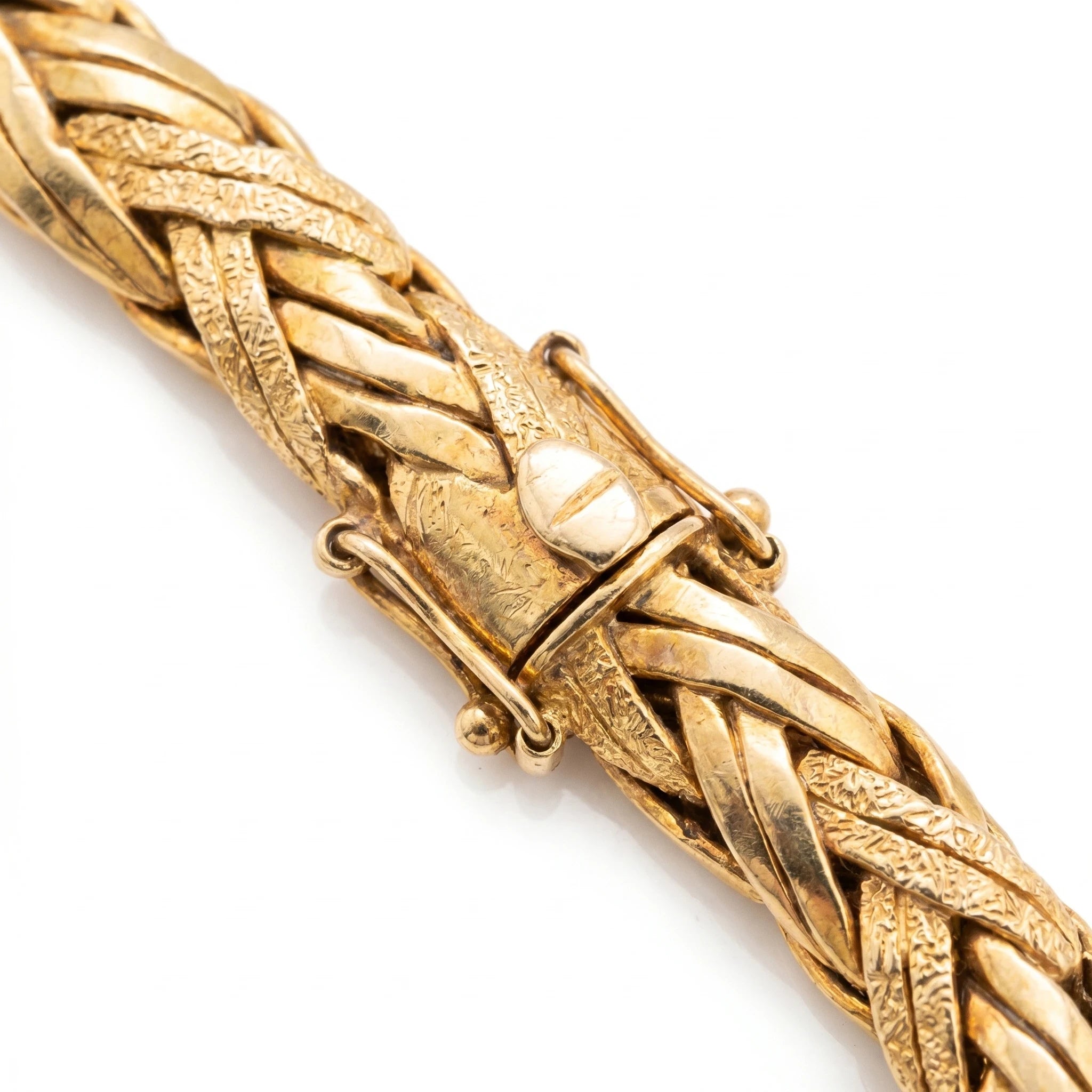 Collier Tressé Or jaune