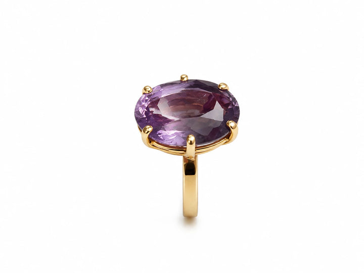 Bague or et Améthyste