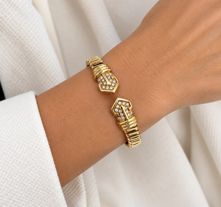 Bulgari Bracelet or et Diamant