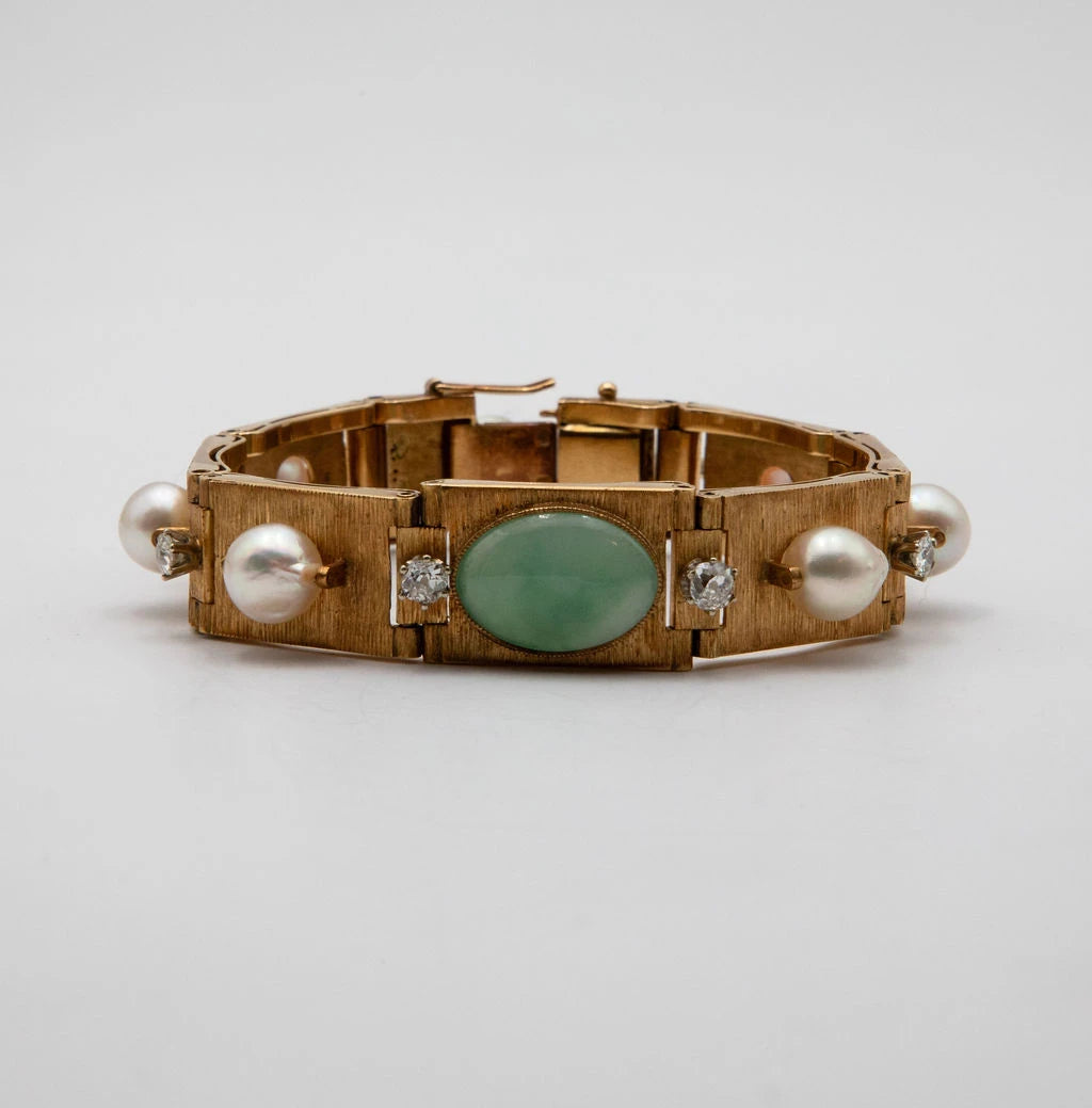 D. Gobbo Bracelet or et Perle