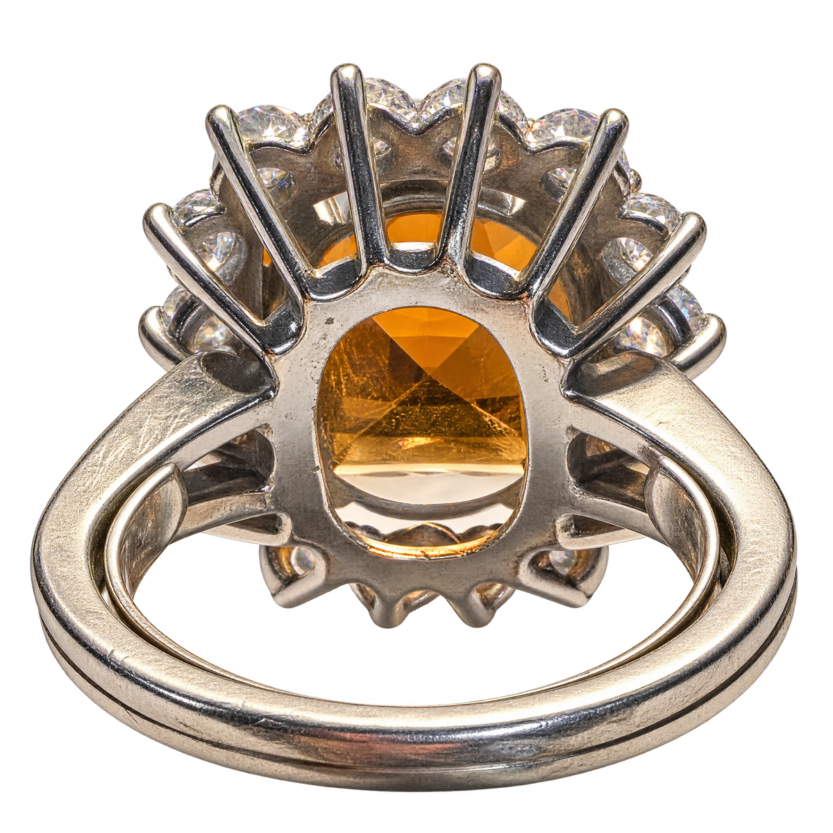 Bague or et Citrine