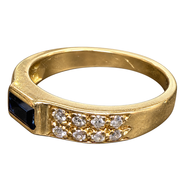 Bague Van Cleef & Arpels Saphir et diamants