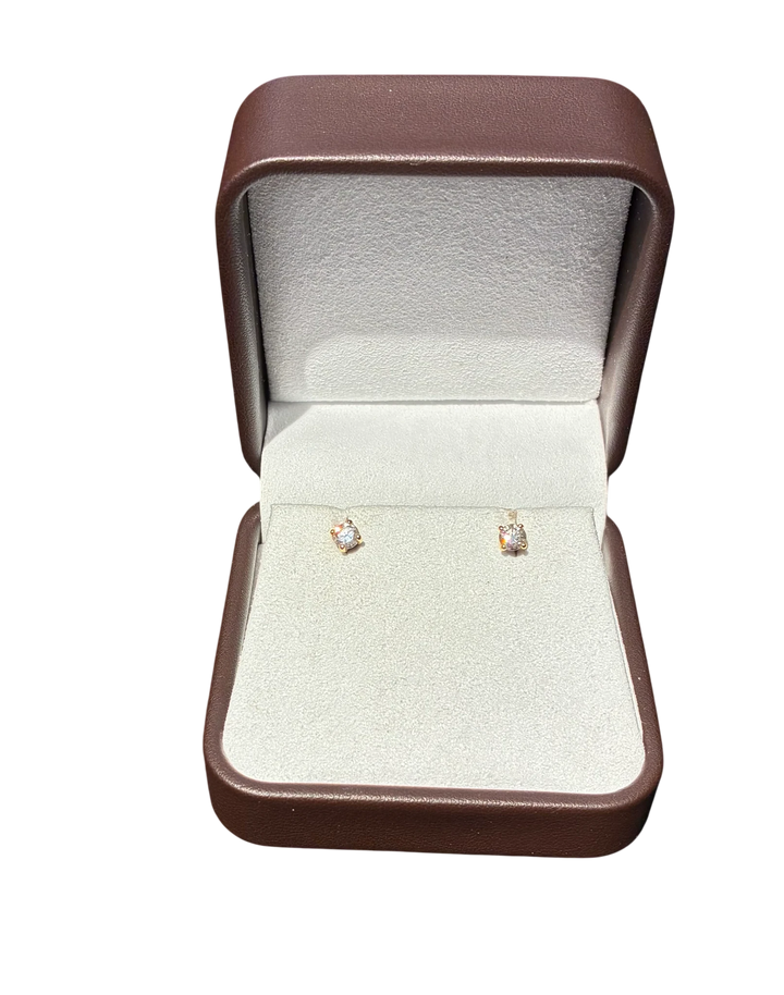 Boucles d'oreilles Or jaune et Diamant