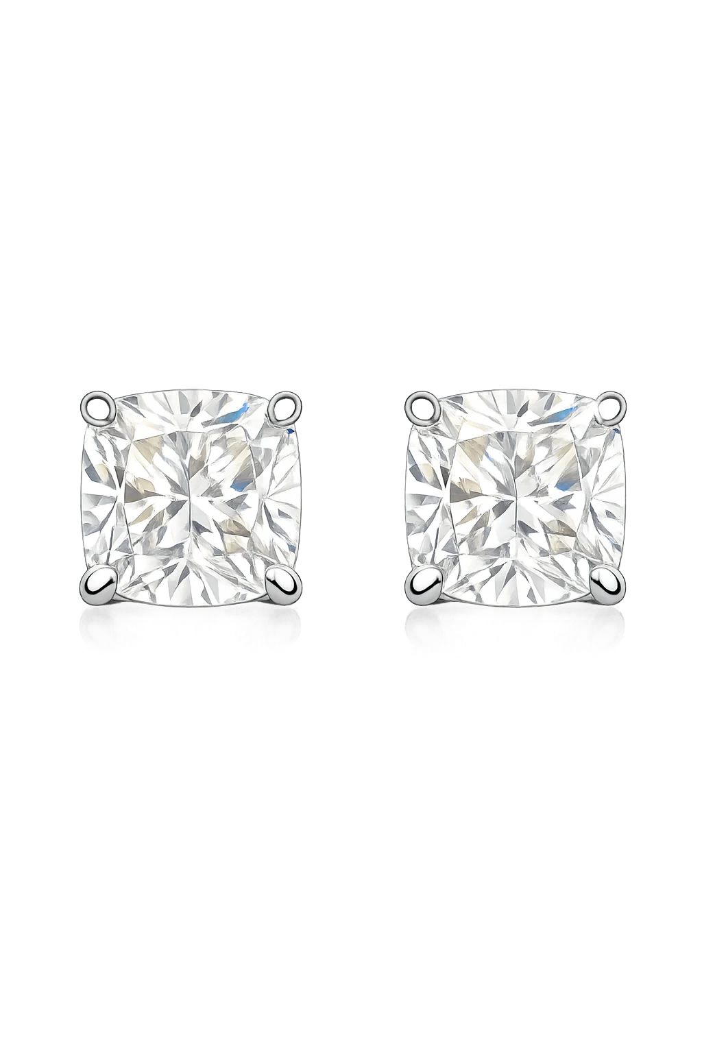 Boucles d'oreilles Or blanc et Diamant
