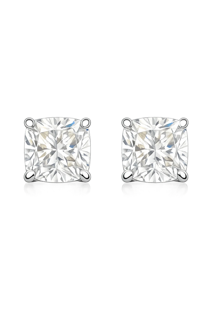 Boucles d'oreilles Or blanc et Diamant