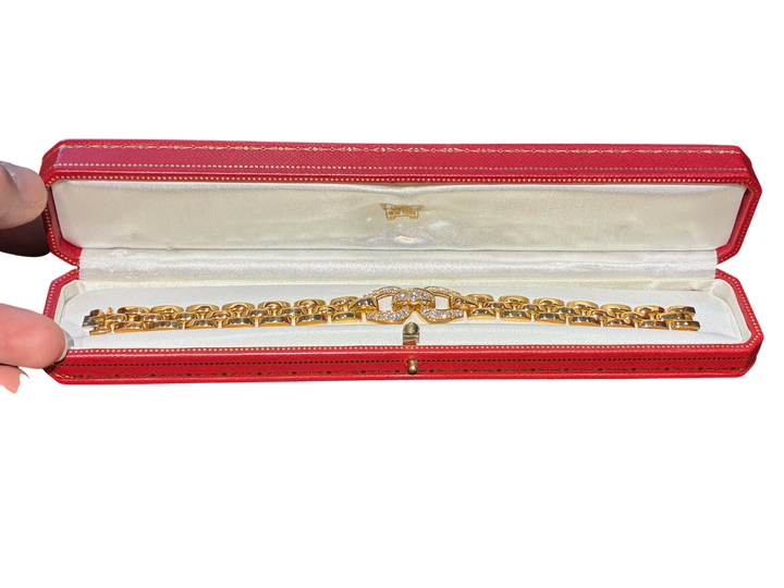 Cartier Bracelet Etrier Or jaune et Diamant