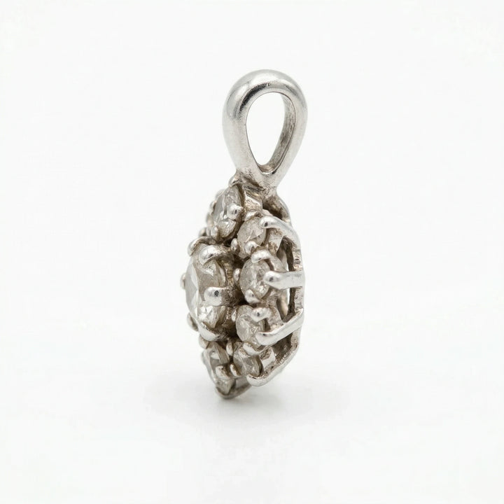 Pendentif platine et Diamants