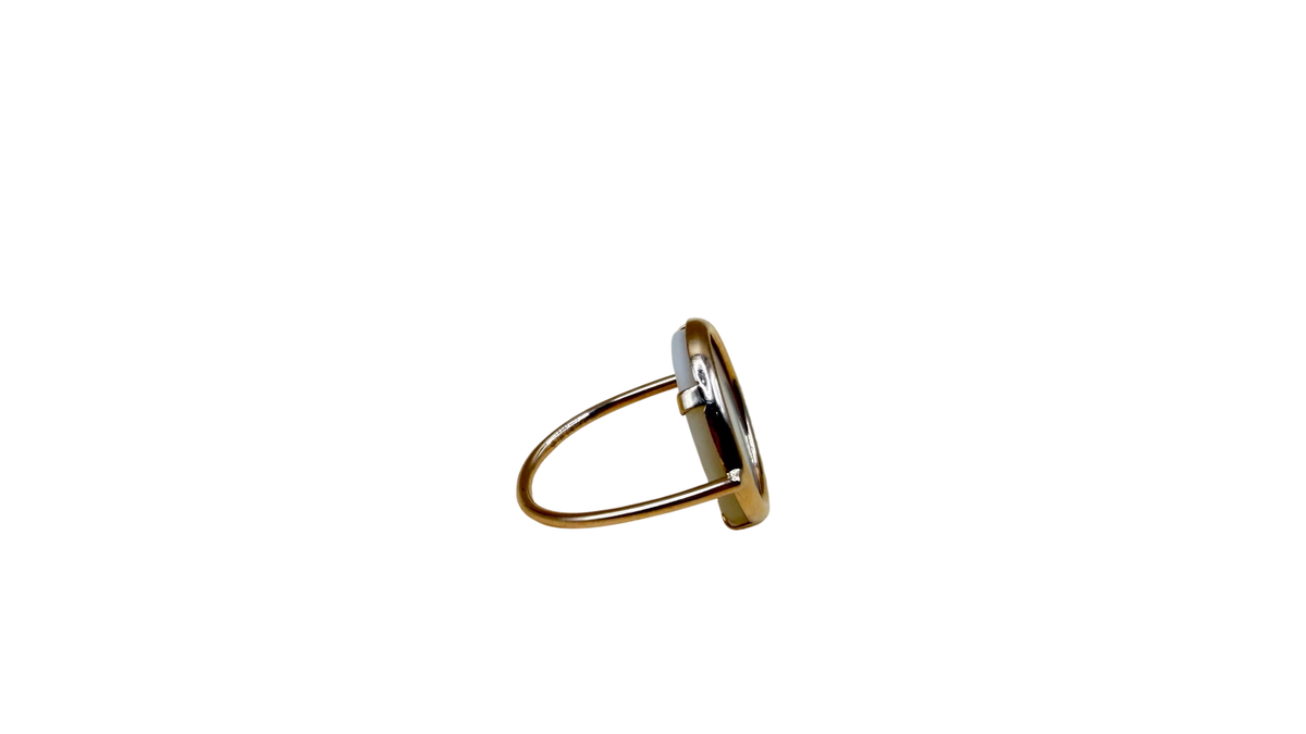 Ginette NY Bague or et Nacre