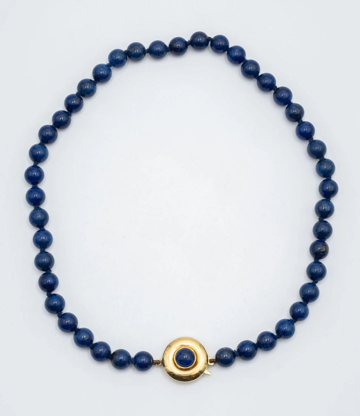 Collier Or jaune et Lapis Lazuli
