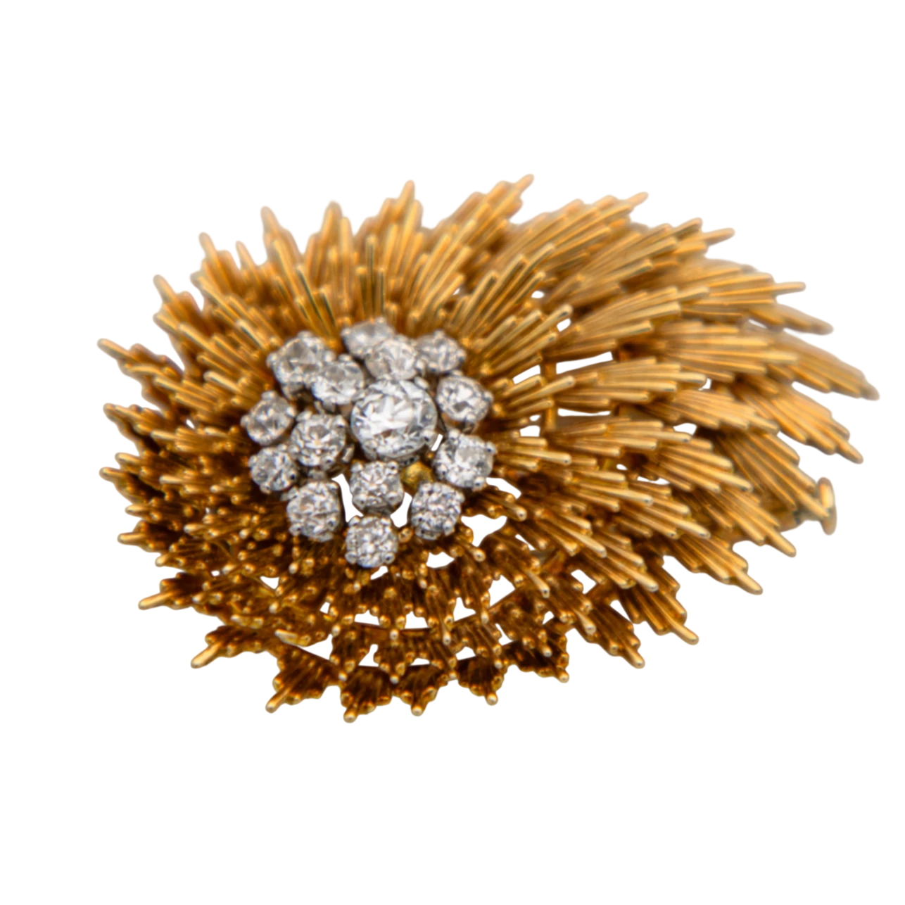 Broche Or jaune et Diamant