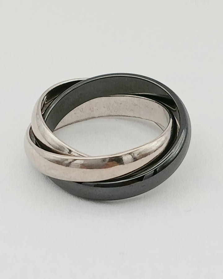 Cartier Bague Trinity Or blanc