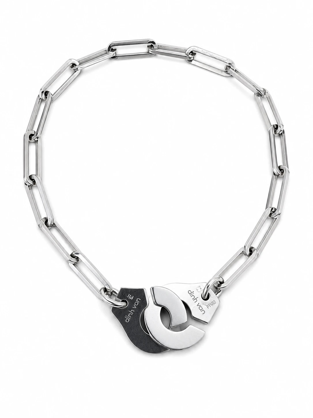 Dinh van Bracelet Menottes R12 Platine