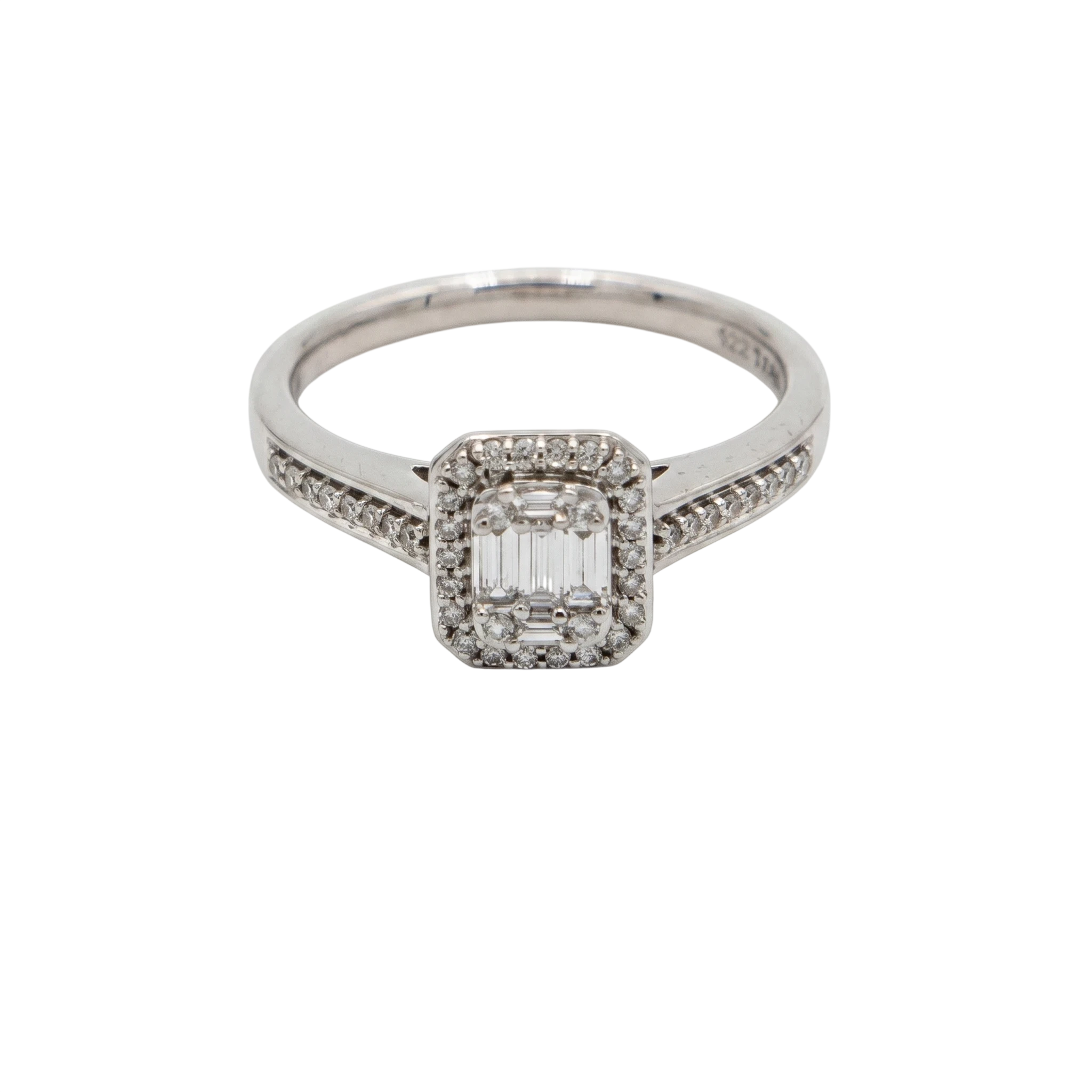Bague Or blanc et Diamants