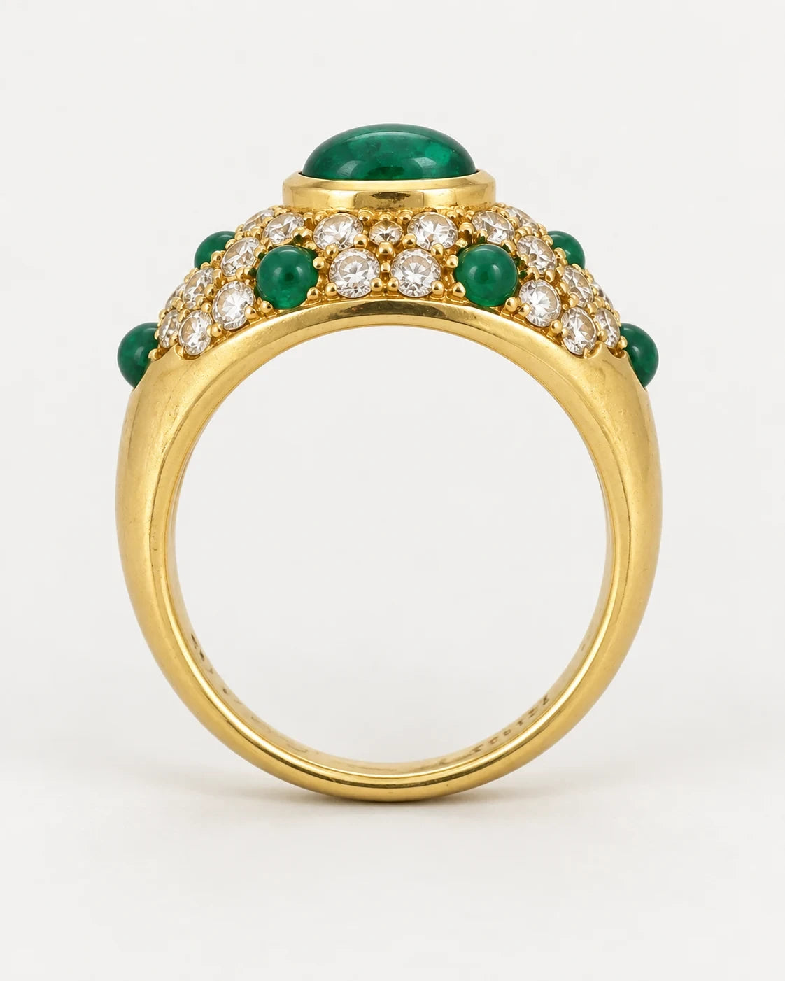 Cartier Bague or et Émeraude