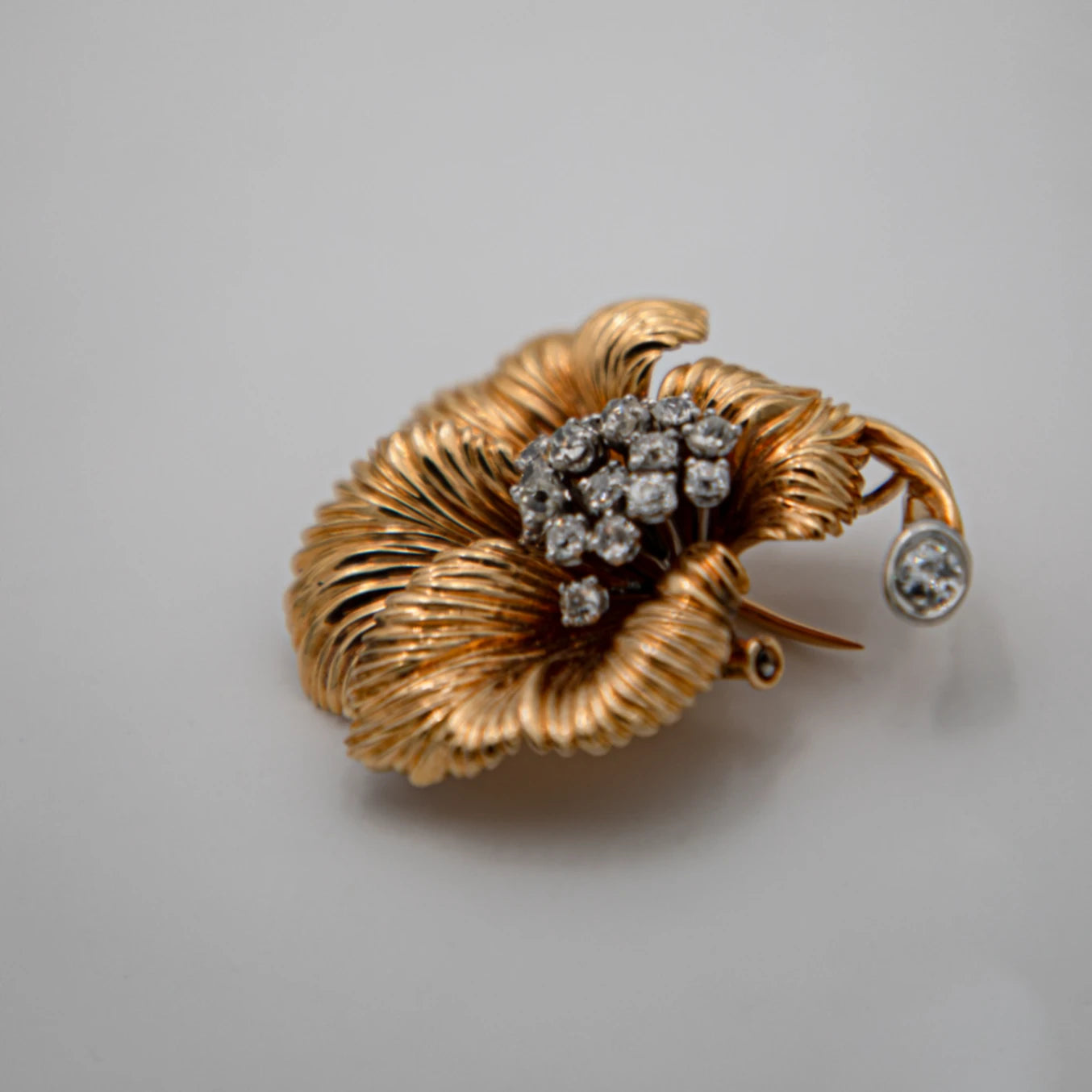 Broche or et Diamant
