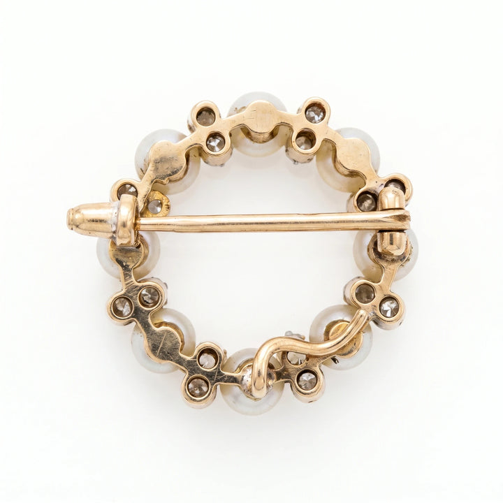 Broche or et Diamant