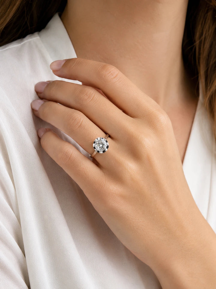 Bague platine et Diamant