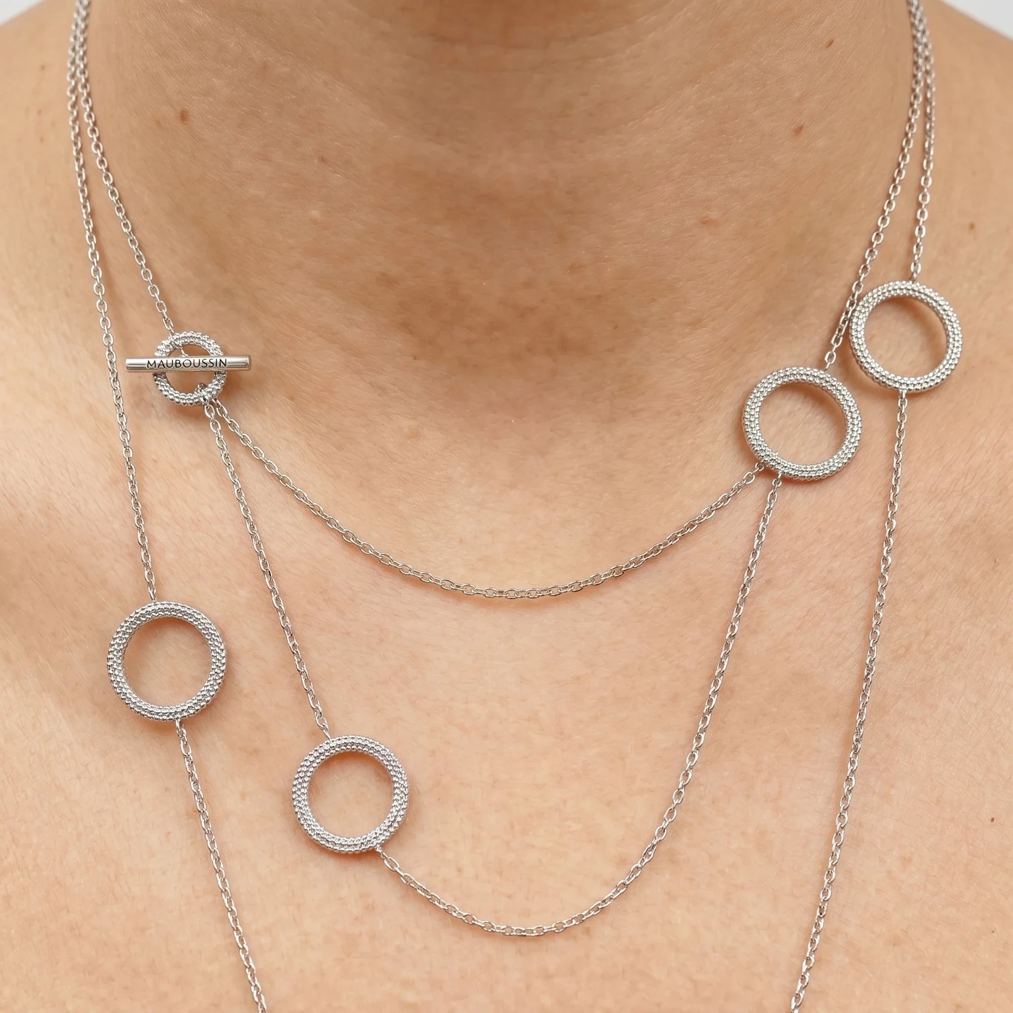 Mauboussin Collier Le premier jour Or blanc
