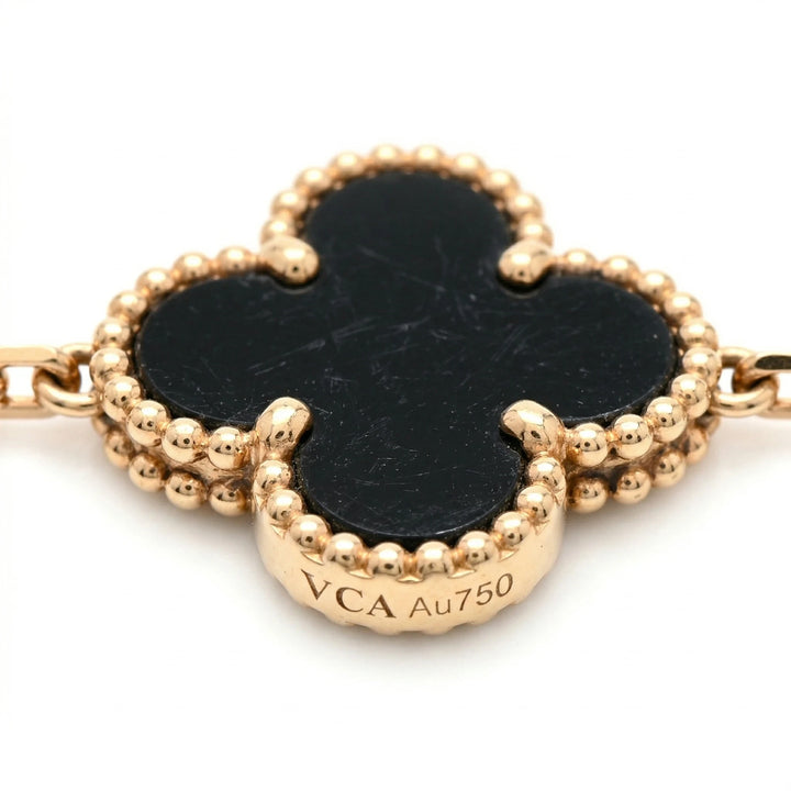 Van Cleef & Arpels Bracelet Alhambra Or jaune et Onyx