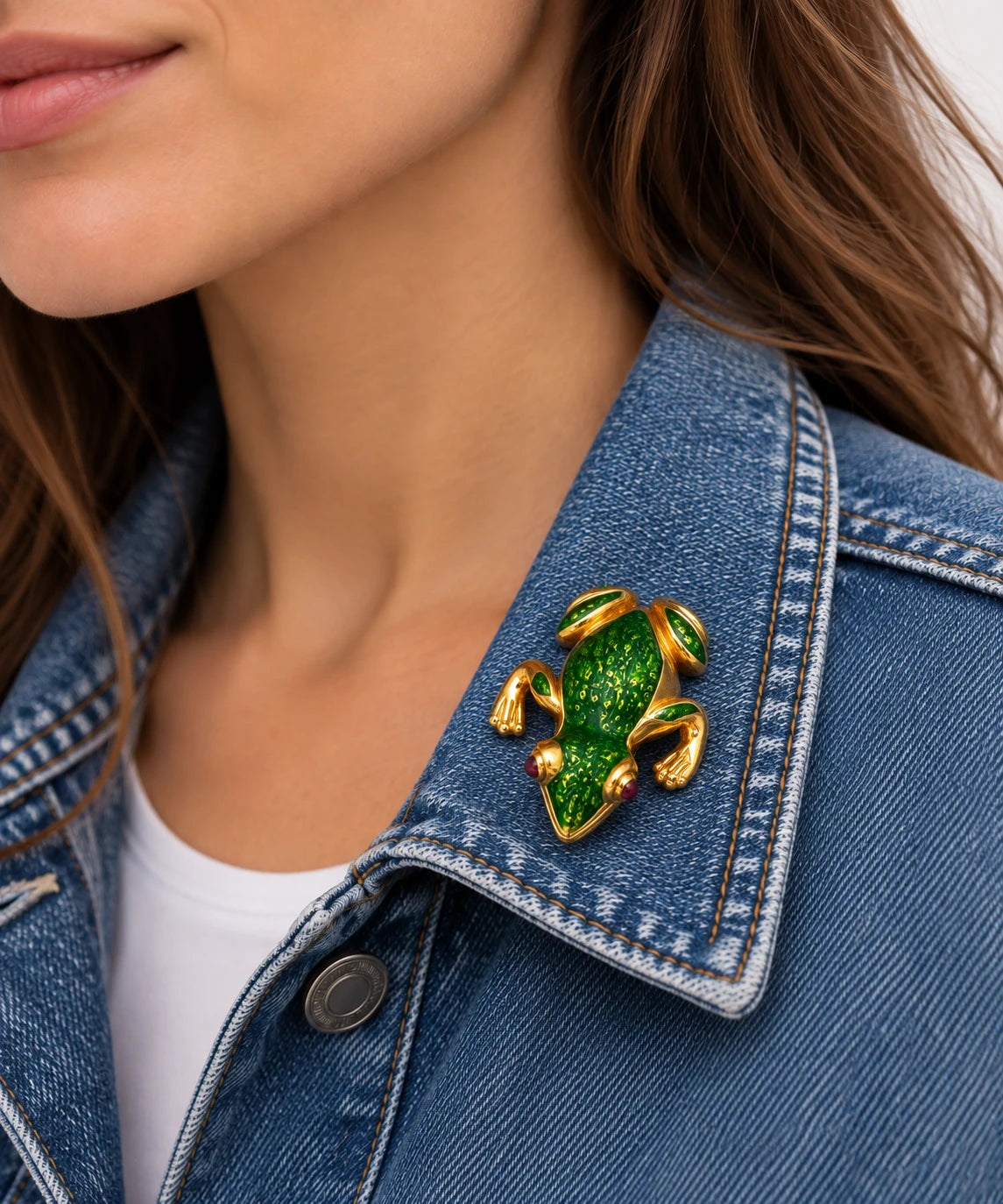 Cellino Broche or et Saphir