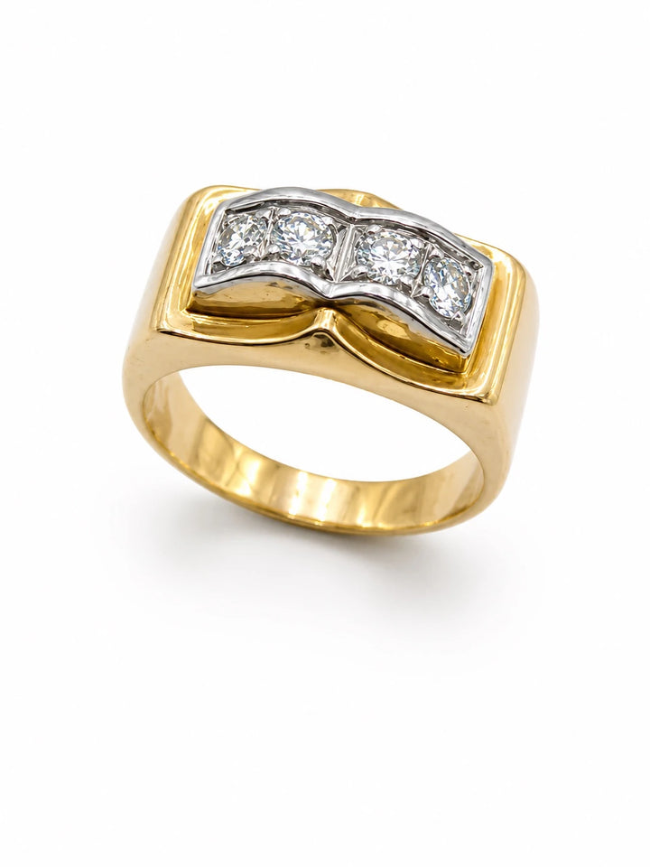 Bague or et Diamant