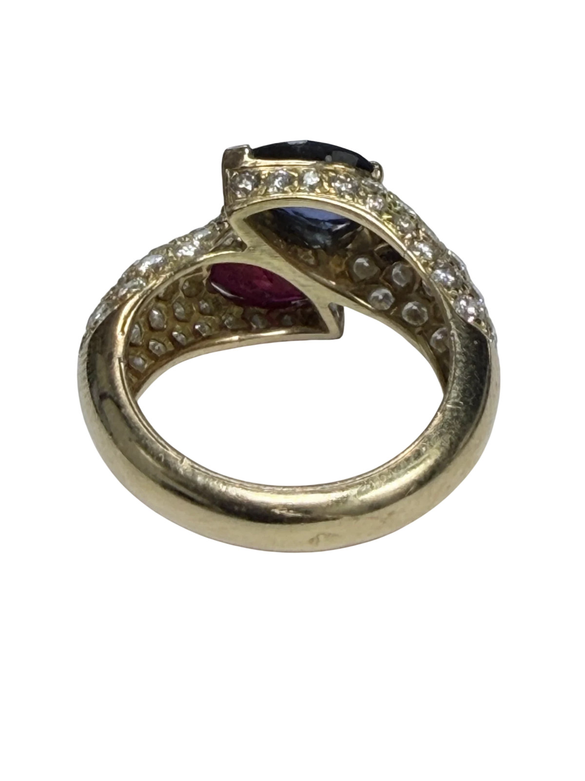 Boucheron Bague or et Saphir