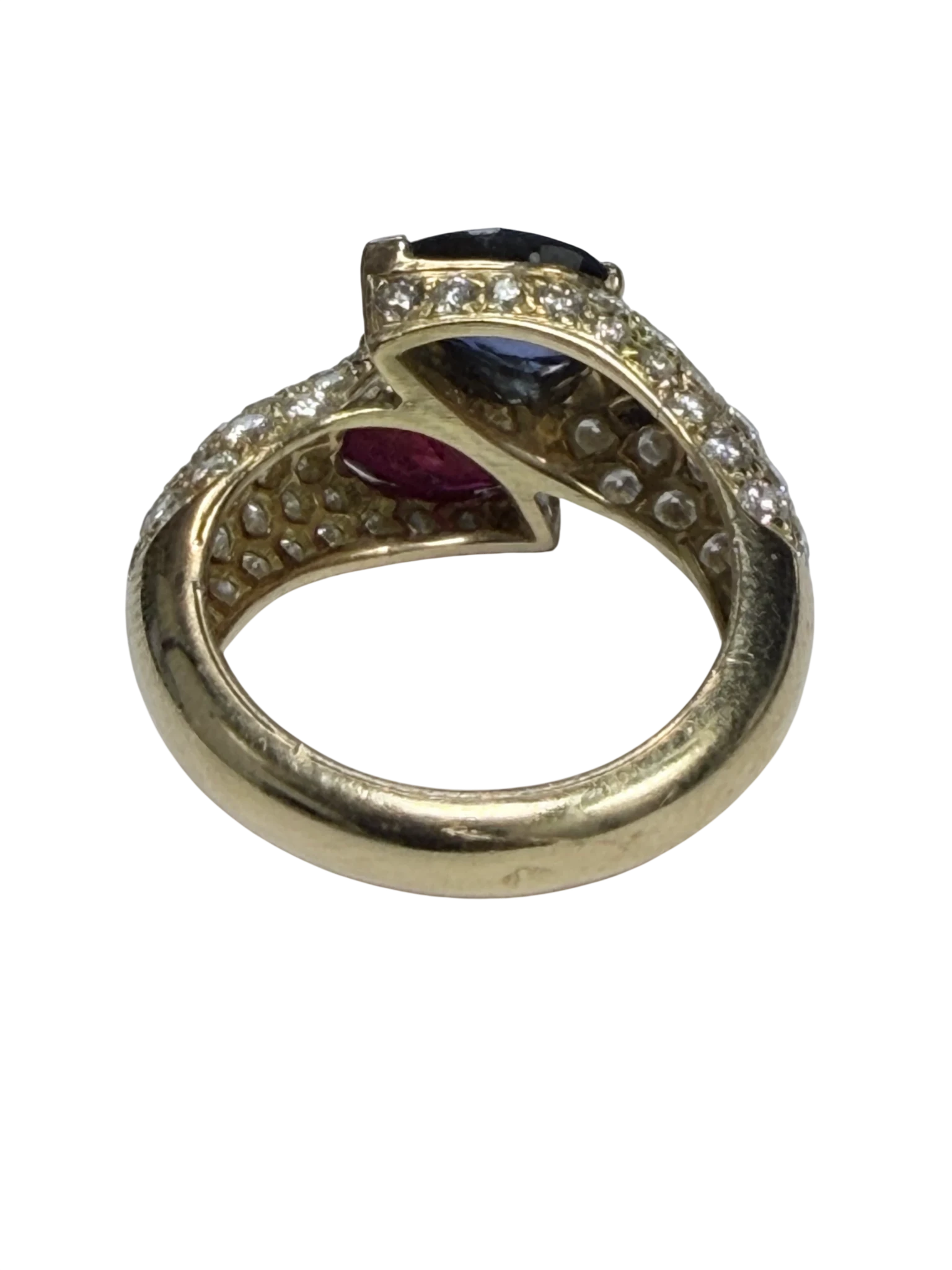 Boucheron Bague or et Saphir