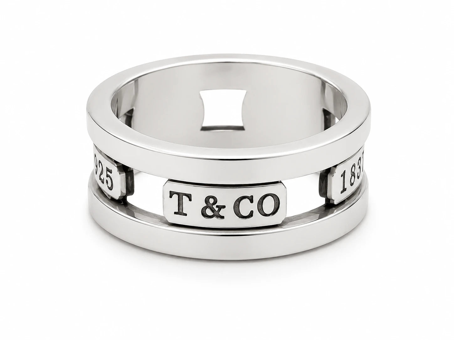 Tiffany & Co. Bague 1837 argent