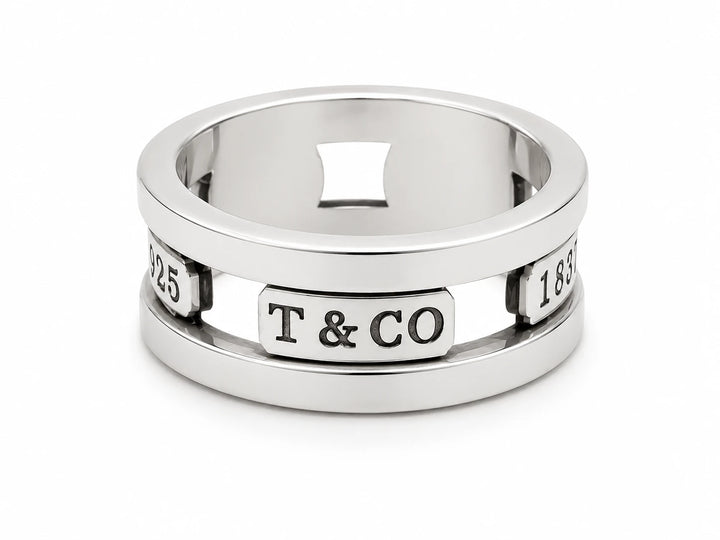 Tiffany & Co. Bague 1837 argent