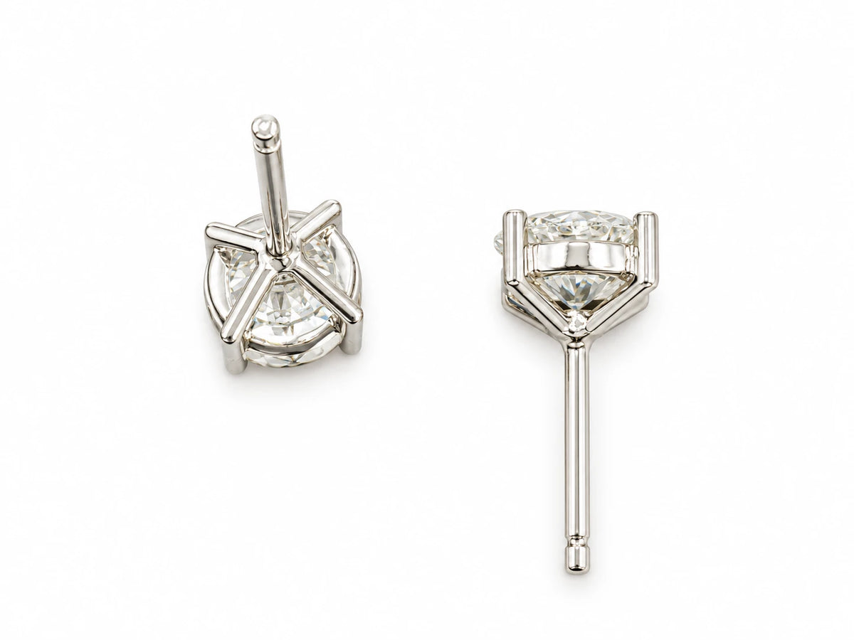 Boucles d'oreilles or et Diamant