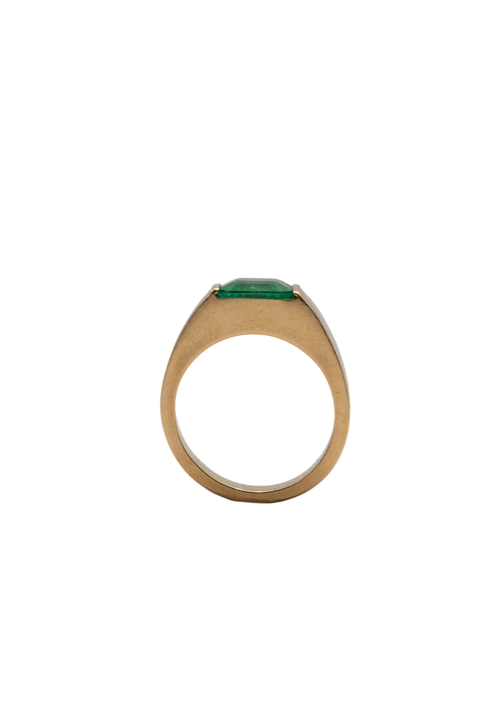 Cartier Bague Tank or et Émeraude
