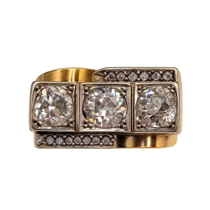 Bague or et Diamants