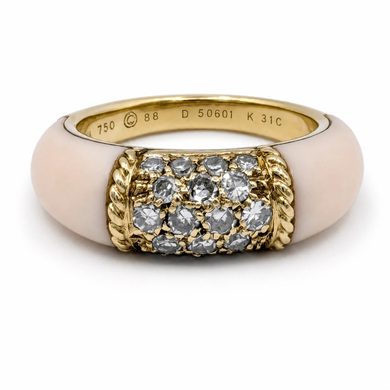Van Cleef & Arpels Bague Phillipine or et Corail