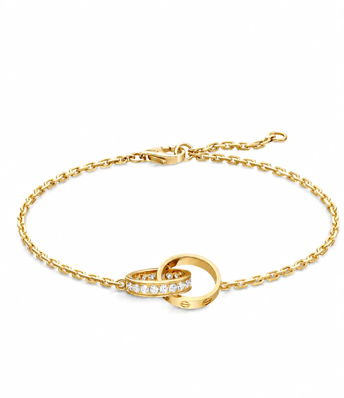 Cartier Bracelet Love Or jaune et Diamant pavage