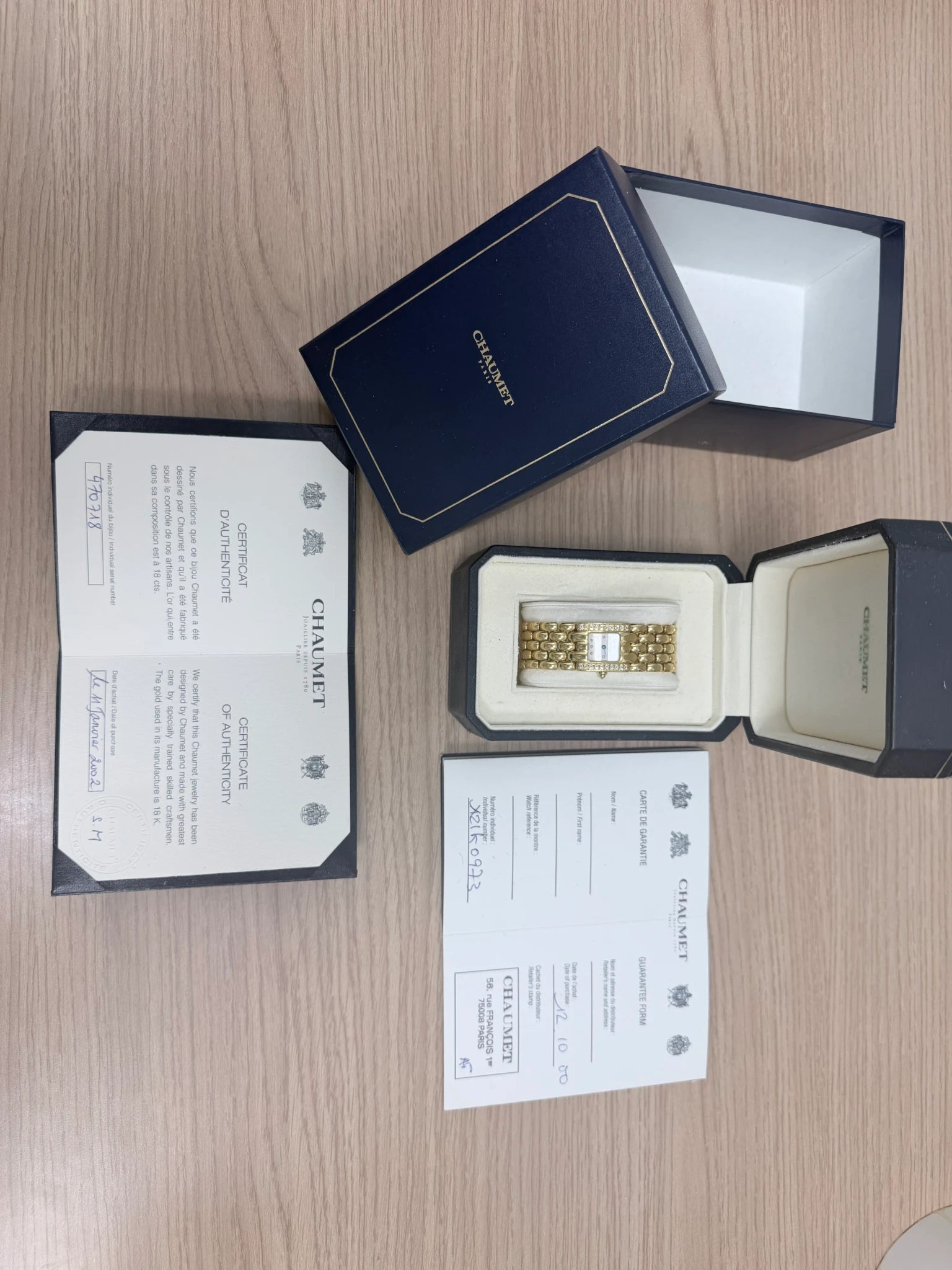 Montre Chaumet Khésis diamants