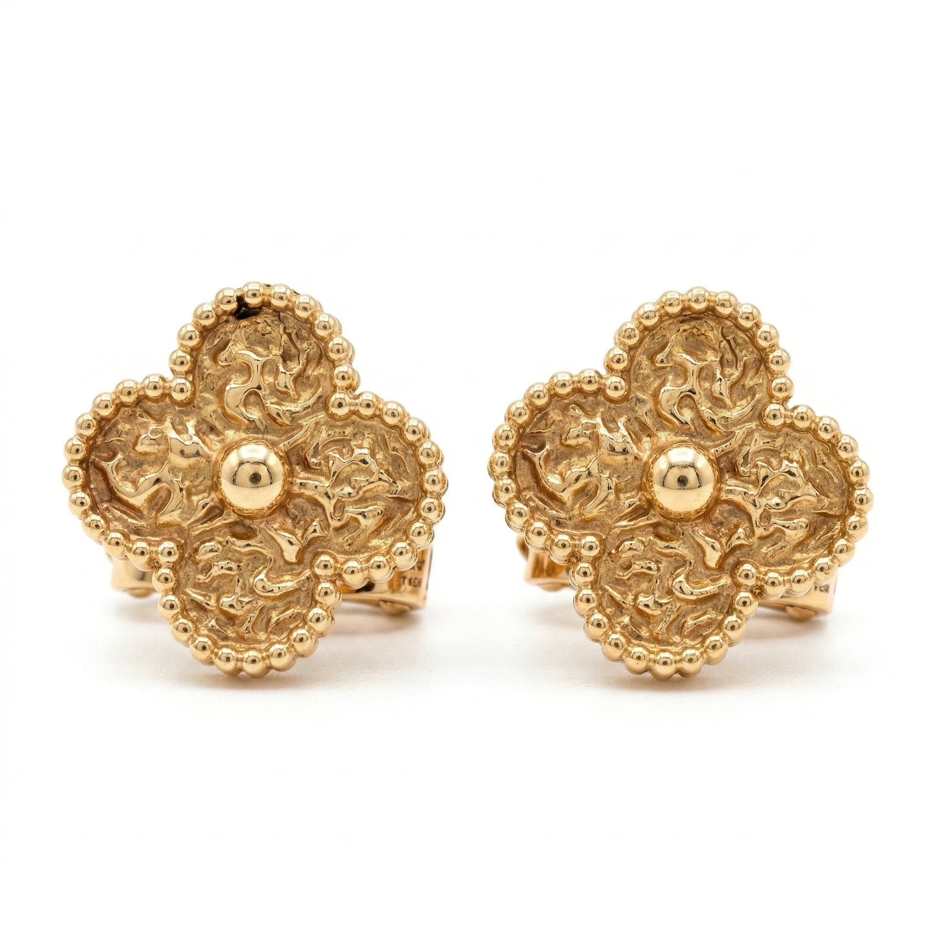 Van Cleef & Arpels Boucles d'oreilles Alhambra or