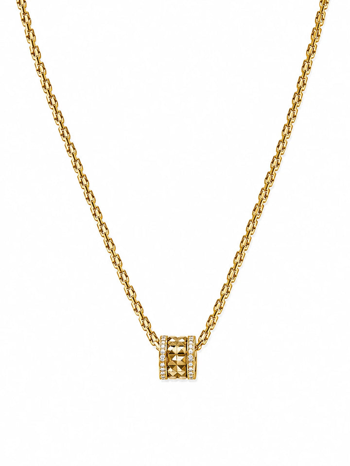 Bulgari Collier B Zero 1 or et Diamant pavage