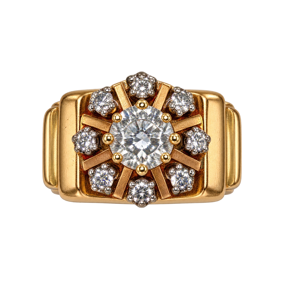 Bague or et Diamant