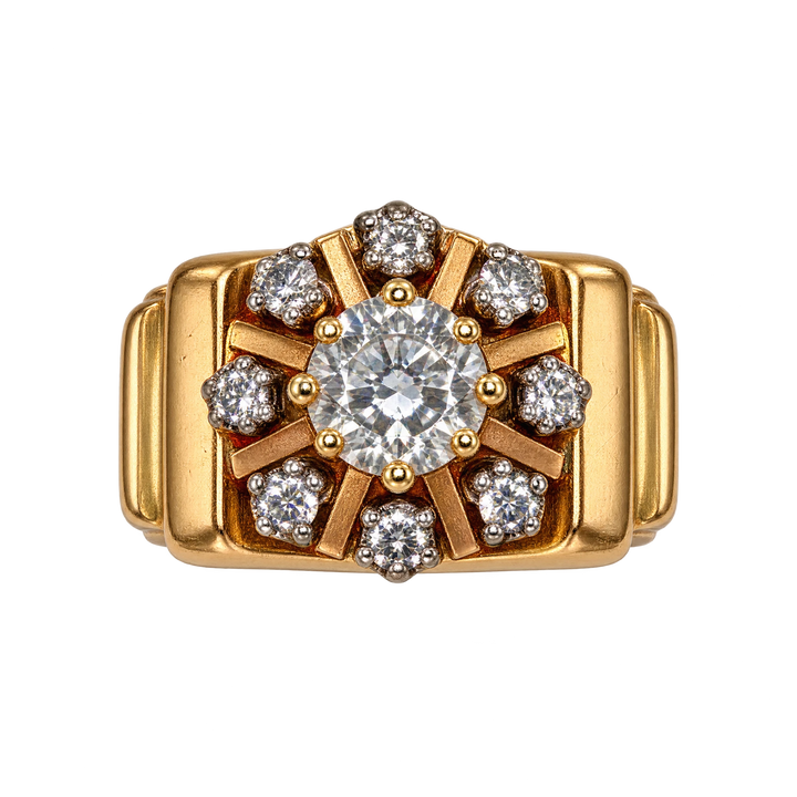 Bague or et Diamant